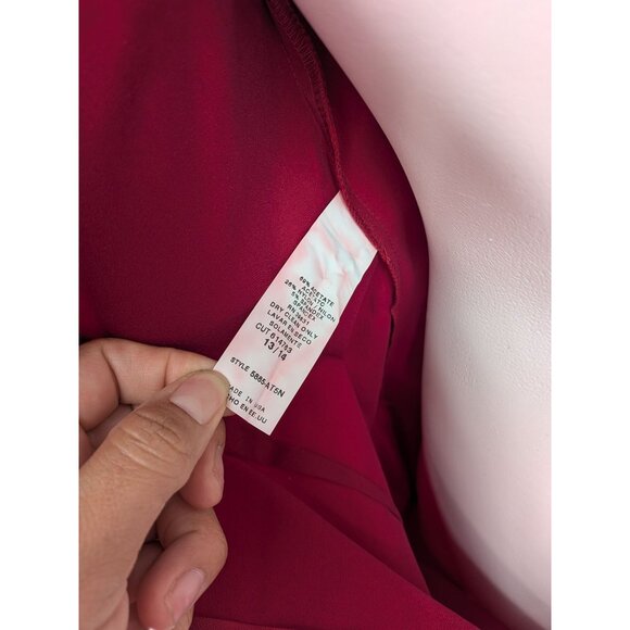 Vintage My Michelle Mini Dress Women Size 13/14 Satin Butterfly HOCO Y2K USA 90s - Picture 9 of 9